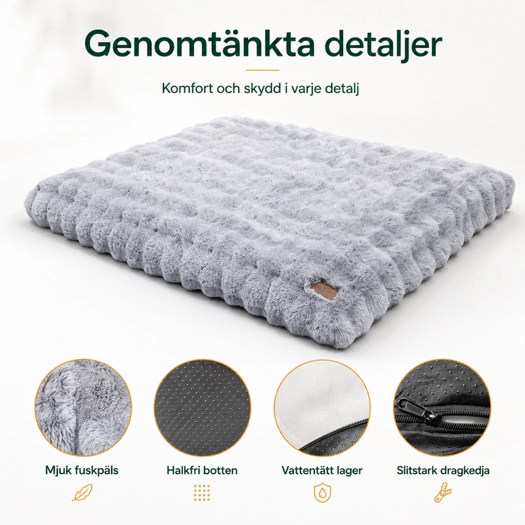 Mjuk hundmadrass detaljer - Djurslottet