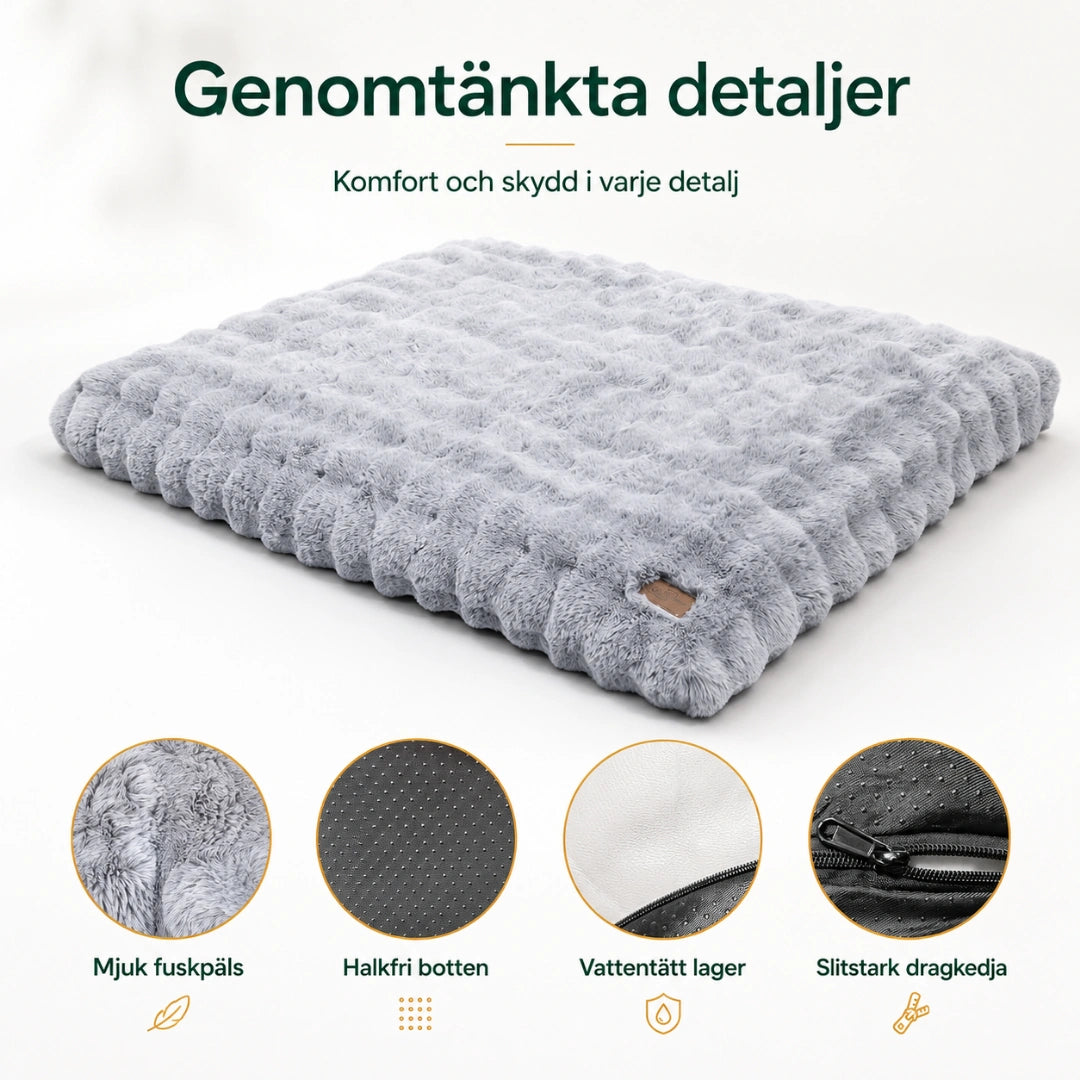 Mjuk hundmadrass detaljer - Djurslottet