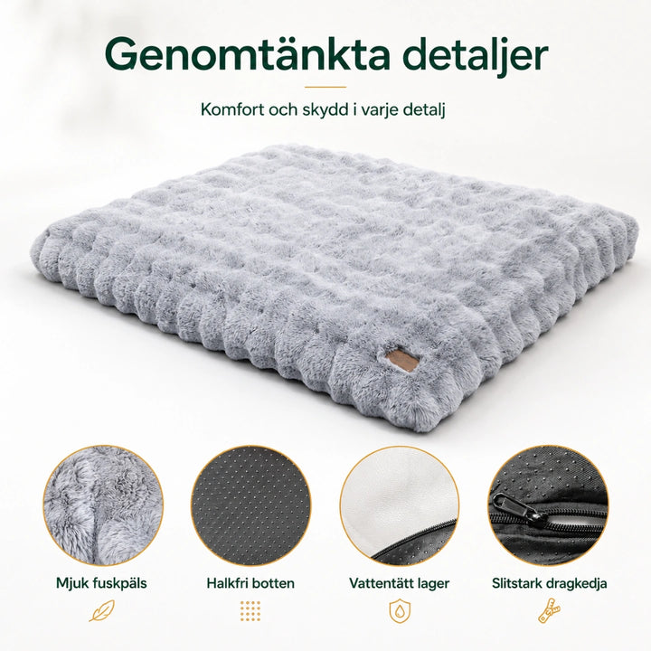 Mjuk hundmadrass detaljer - Djurslottet