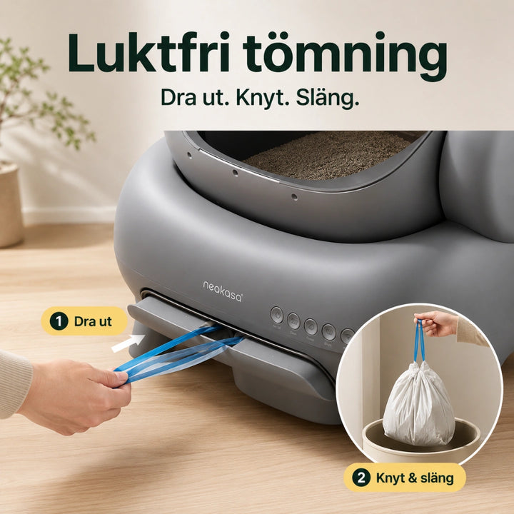 Neakasa M1 Självrengörande Kattlåda luktfri tomning - Djurslottet
