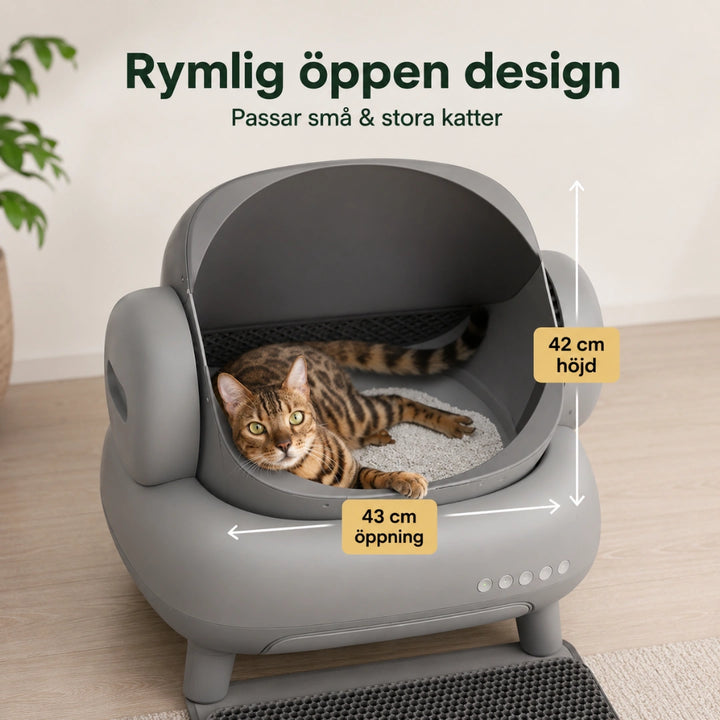 Neakasa M1 Självrengörande Kattlåda rymlig oppen design - Djurslottet