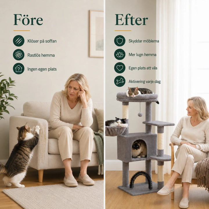 PAWZ klösträd ger katten en egen plats - Djurslottet