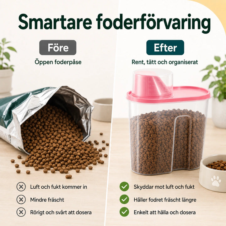 PawBox Foderbehållare efter - Djurslottet