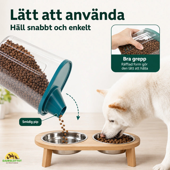 PawBox Foderbehållare latt att anvanda - Djurslottet