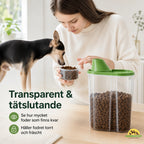 PawBox Foderbehållare transparent  - Djurslottet
