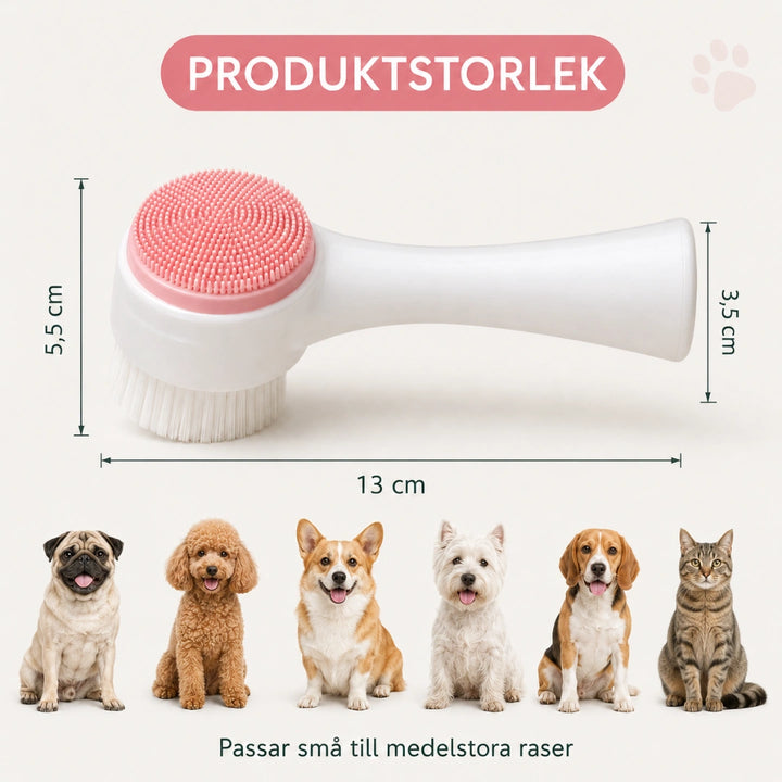 PawCare Tassborste storlek - Djurslottet