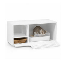 PawHut Kattlådeskåp 2-i-1
