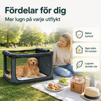 Fördelar med hopfällbar hundbur för dig och hunden - Djurslottet