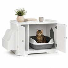 PawHut Kattlådeskåp med sidoentré