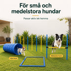PawHut Agility Träningsset Hund för små och medelstora hundar - Djurslottet