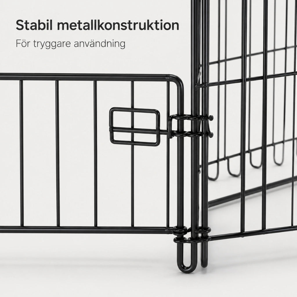 PawHut valphage med stabil metallkonstruktion - Djurslottet