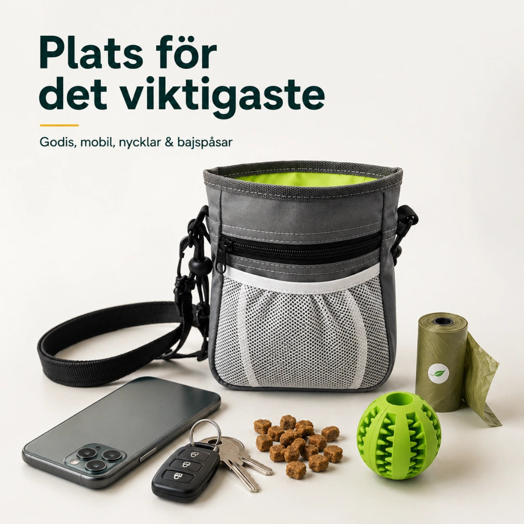 PawPocket Bärbar Godisväska viktigaste - Djurslottet
