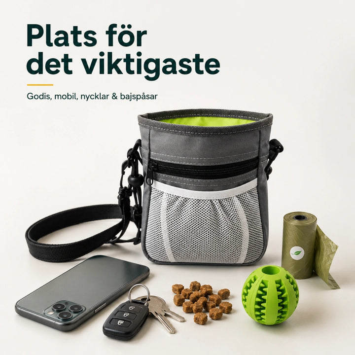 PawPocket Bärbar Godisväska viktigaste - Djurslottet