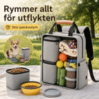 PawsPack Förvaringsryggsäck rymligt huvudfack 25 liter - Djurslottet