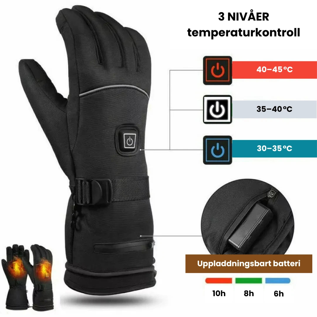 värmehandskar med 3 värmenivåer - Djurslottet