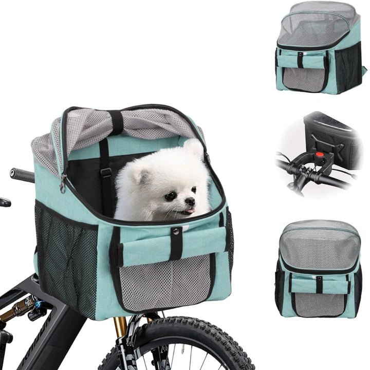 Pendlo cykelkorg och bärväska för hund och katt i blått - Djurslottet