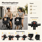 Pendlo cykelkorg monteringskrav på cykelstyret - Djurslottet
