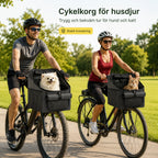 Pendlo cykelkorg med stabil montering på cykelstyret - Djurslottet
