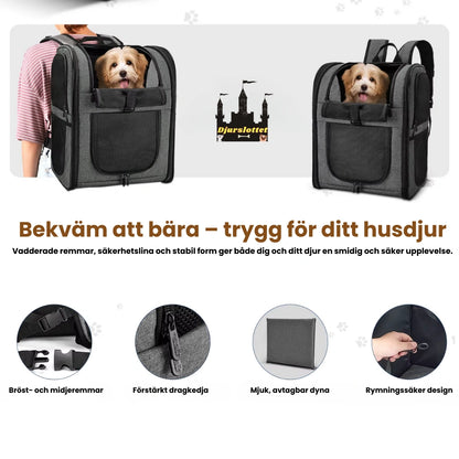 PetPacker Ryggsäck Bekväm att bära – trygg för ditt husdjur - Djurslottet