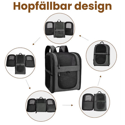 PetPacker Ryggsäck Hopfällbar design - Djurslottet
