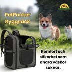 PetPacker Ryggsäck Komfort och säkerhet som andra väskor saknar Djurslottet