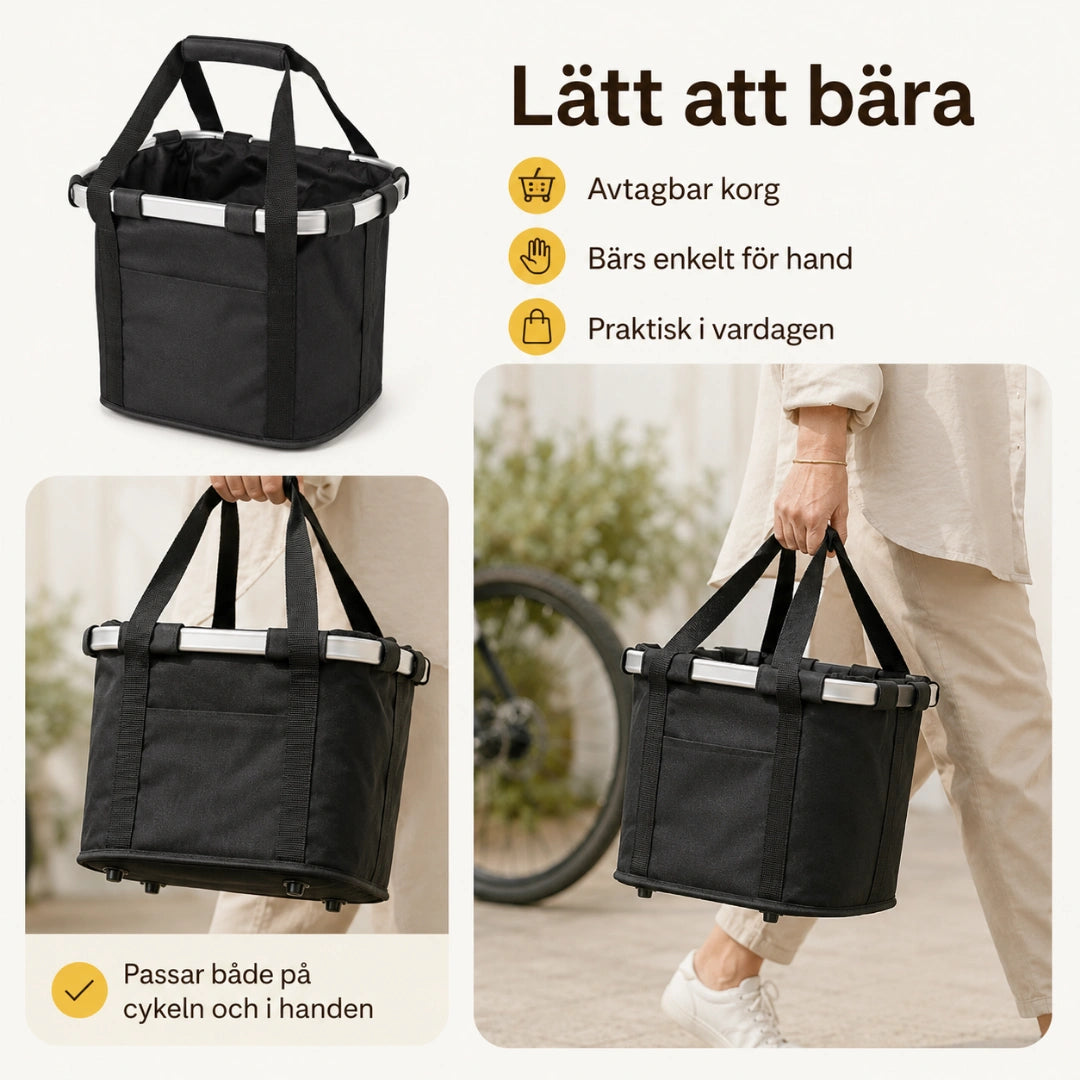 PetRide Cykelkorg avtagbar korg - Djurslottet