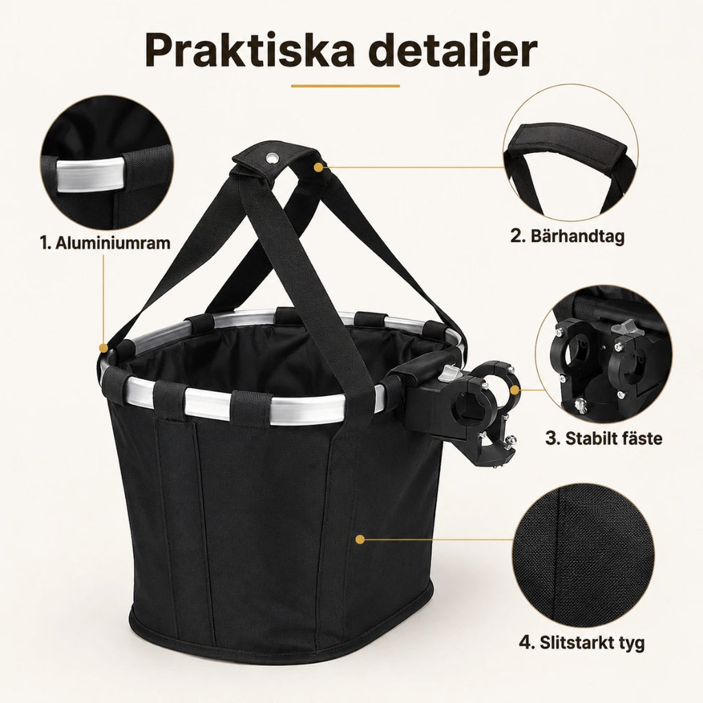 PetRide Cykelkorg detaljer - Djurslottet