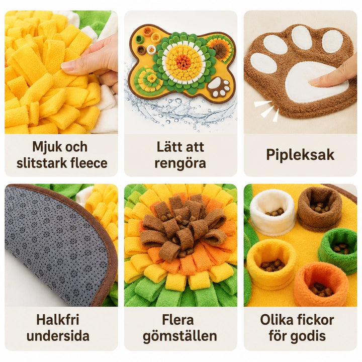 PetSniff Aktiveringsmatta pipleksak - Djurslottet
