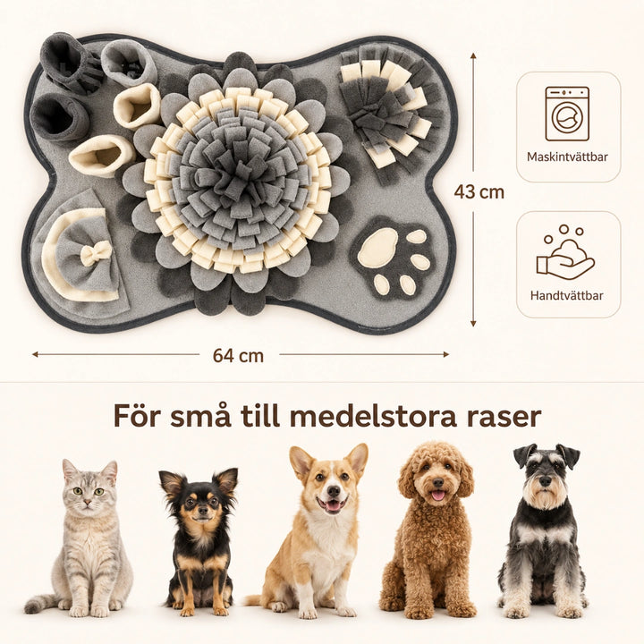 PetSniff Aktiveringsmatta storlek - Djurslottet