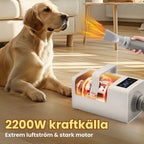 Petdryer Hårfön för husdjur Extrem luftström & stark motor -Djurslottet