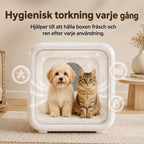 Petdryer Automatisk Hårfön för husdjur Hygienisk torkning varje gång - Djurslottet