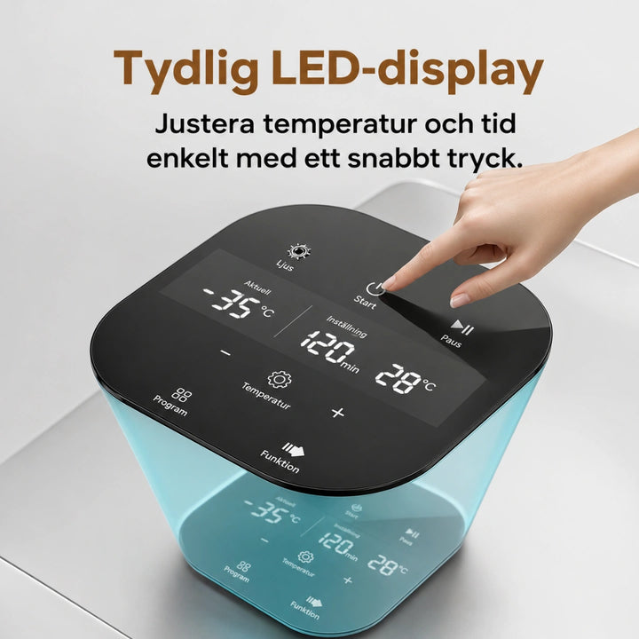 Petdryer Automatisk Hårfön för husdjur Tydlig LED display - Djurslottet