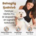Petdryer Gloss Pälsfön behaglig ljudnivå - Djurslottet