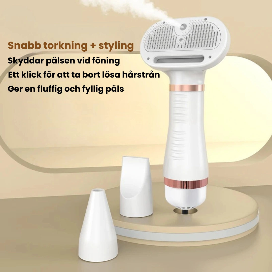 Petdryer Pro pälsfön Snabb torkning + styling - Djurslottet