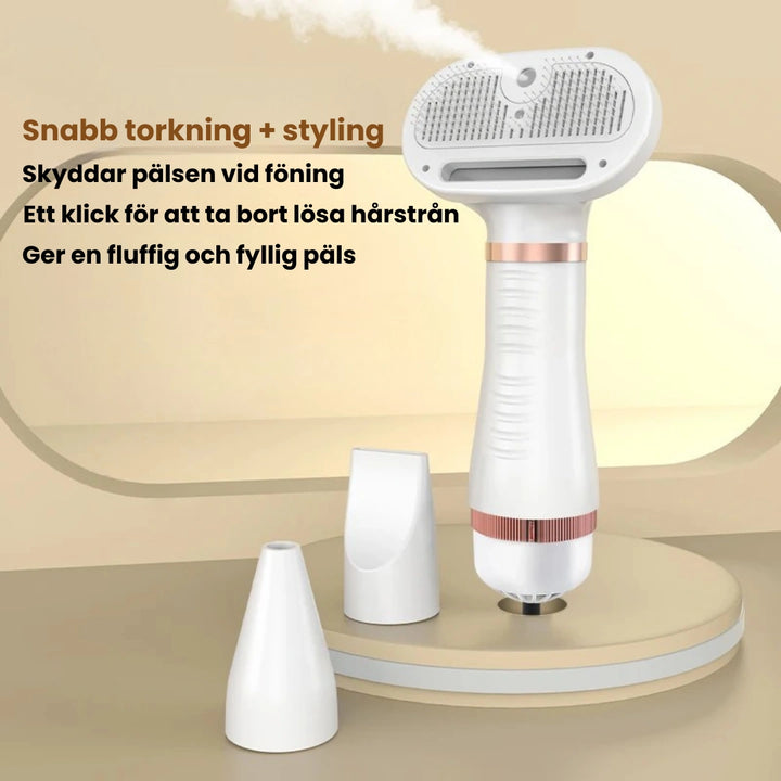 Petdryer Pro pälsfön Snabb torkning + styling - Djurslottet