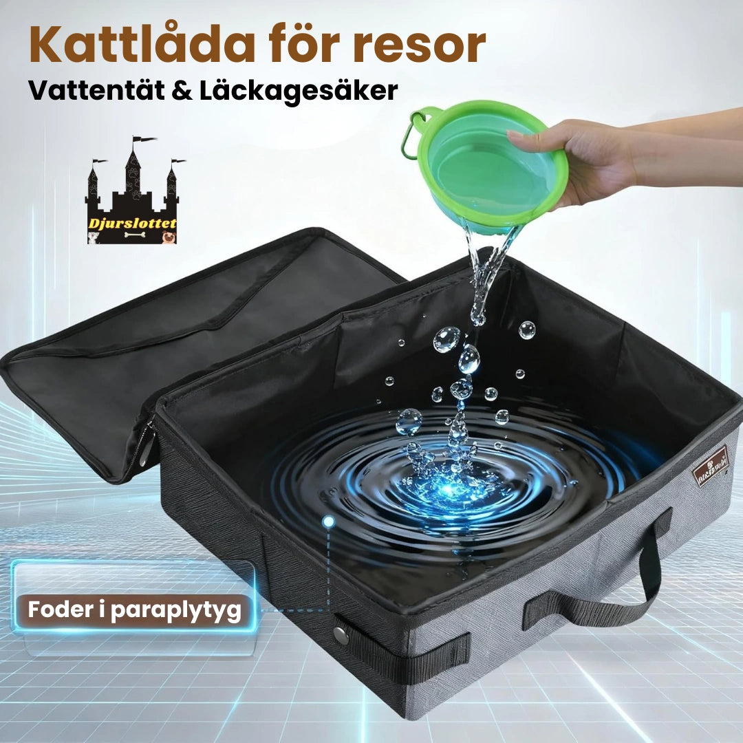 Portabel kattlåda Kattlåda för resor - Djurslottet