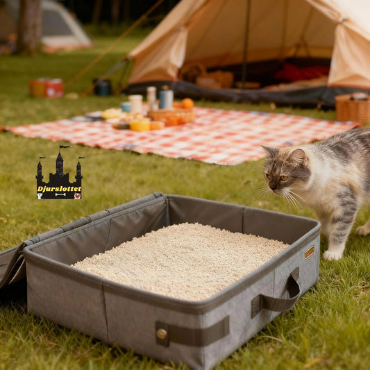 Portabel kattlåda Lätt att rengöra - Djurslottet