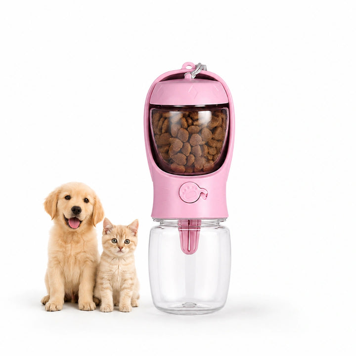 Portable nutrition rosa 350ml - Djurslottet