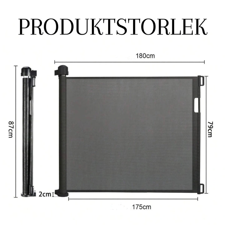 Preoduktstorlek av Detixy utdragbar grind - Djurslottet