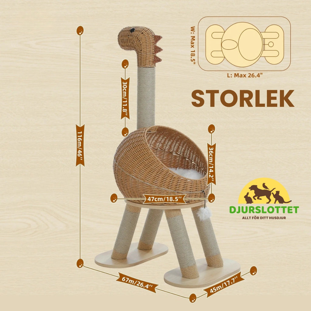 Produktstorlek av Dinosaurieformat Klösträd - Djurslottet