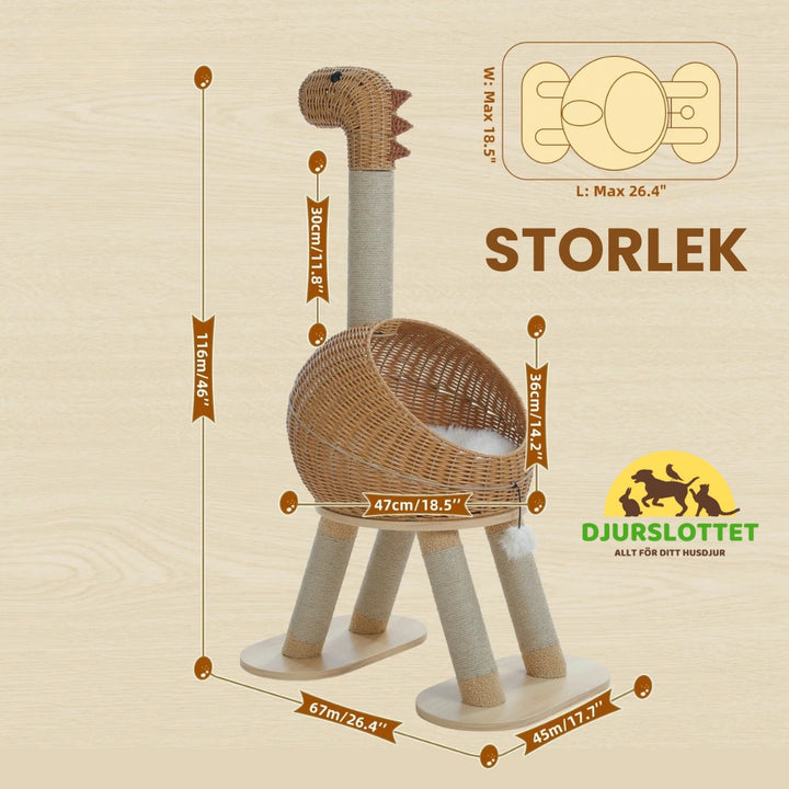 Produktstorlek av Dinosaurieformat Klösträd - Djurslottet