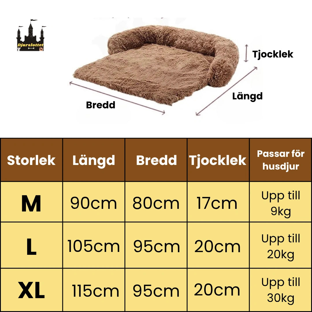 Produktstorlek av Fluffig soffbädd-Djurslottet