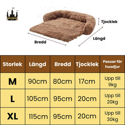 Produktstorlek av Fluffig soffbädd-Djurslottet