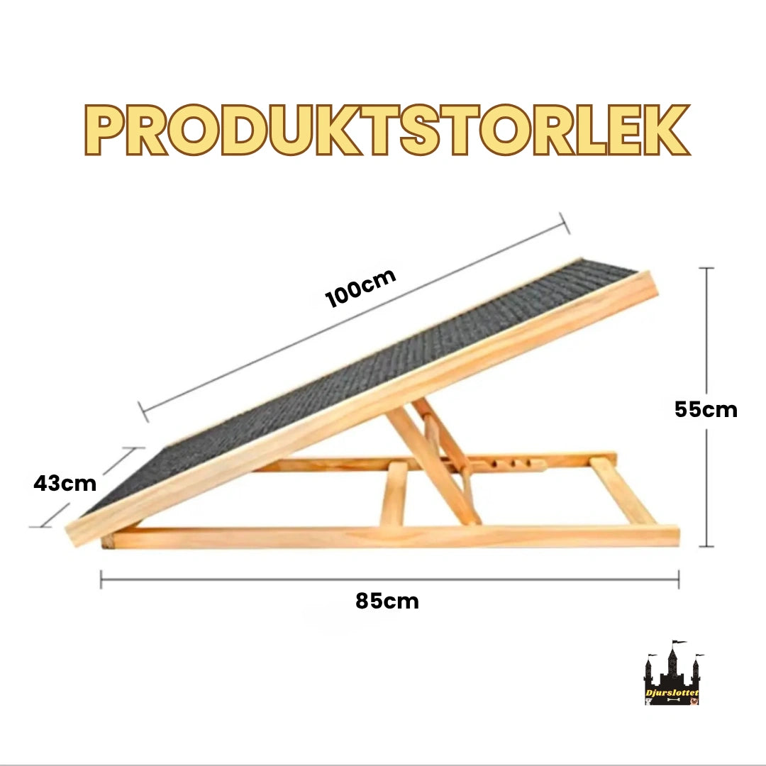 Produktstorlek av Justerbar hundramp - Djurstlottet