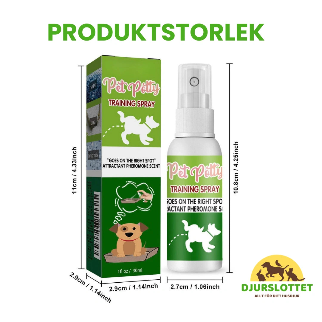 Produktstorlek av Potträning Spray för Husdjur - Djurslottet