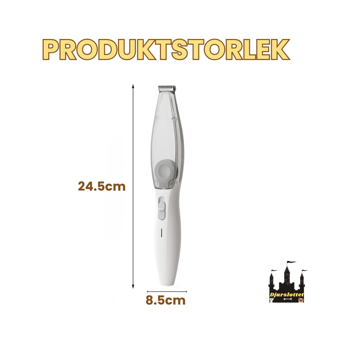 Produktstorlek av Silvetti Tasstrimmer med uppsamlare - Djurslottet