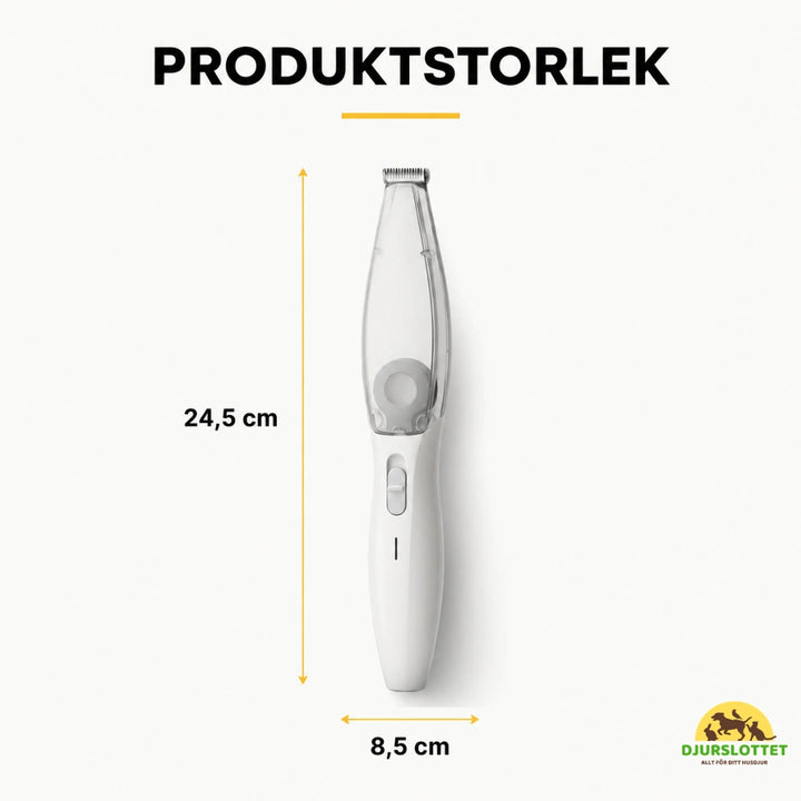 Produktstorlek av Silvetti Tasstrimmer med uppsamlare Djurslottet
