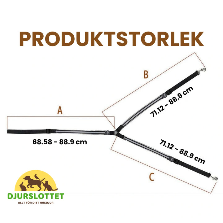 Produktstorlek av Uppladdningsbar LED brösta till häst - Djurslottet