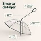 RainPaw Hundparaply Med Koppel smarta detaljer - Djurslottet