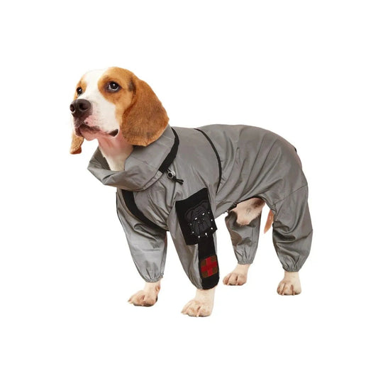 Reflekterande Regntäcke till Hundar - Djurslottet